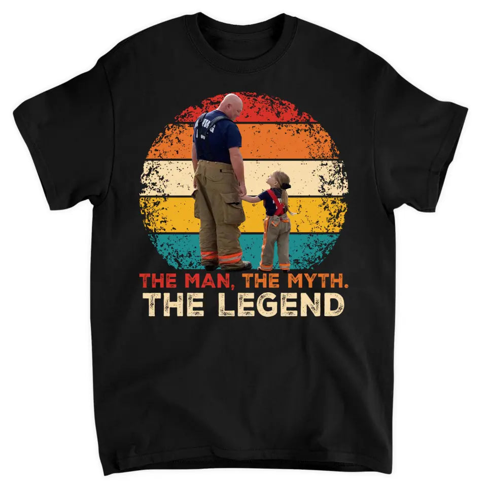 Personalized T-shirt - Father's Day, Birthday Gift For Dad, Grandpa - The Man The Myth The Legend ARND0014