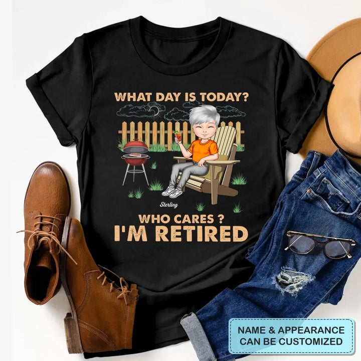 Personalized T-shirt - Father's Day, Birthday Gift For Dad, Grandpa - What Day Is Today ARND0014