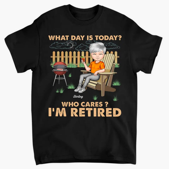 Personalized T-shirt - Father's Day, Birthday Gift For Dad, Grandpa - What Day Is Today ARND0014