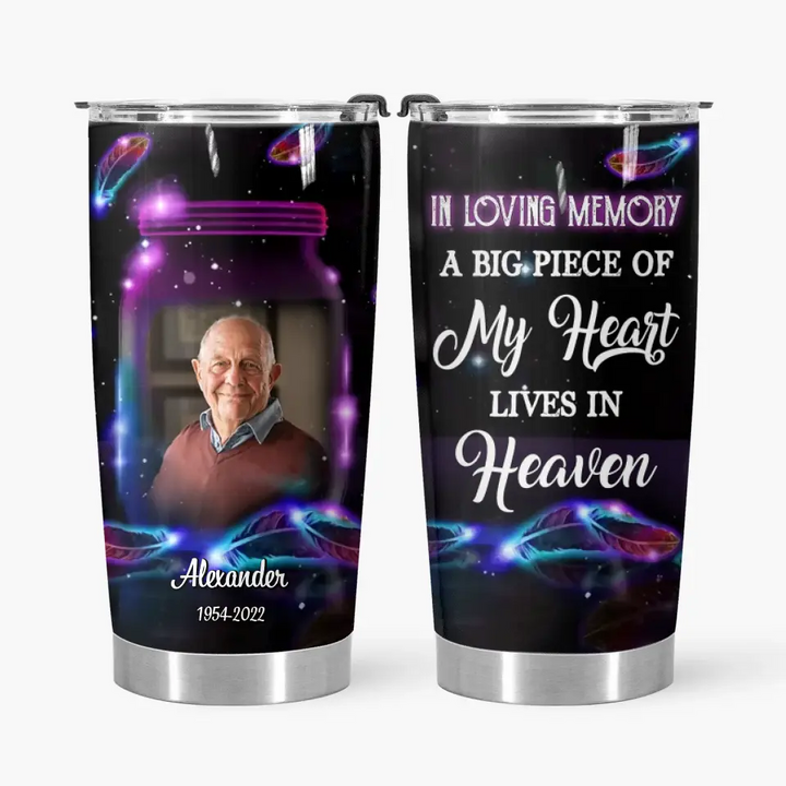 Personalized Tumbler - Memorial, Father's Day, Birthday Gift For Dad, Grandpa - In Loving Memory ARND018