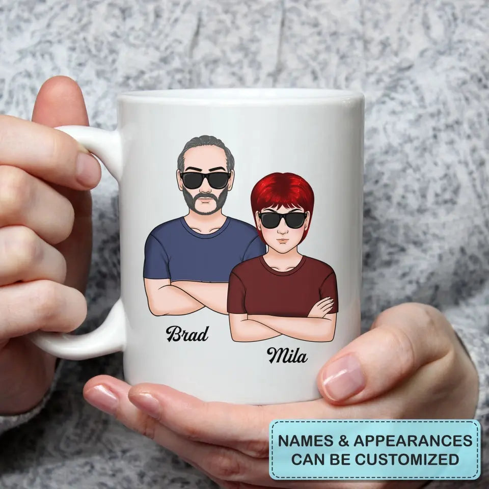 Personalized White Mug - Father's Day Gift For Dad, Grandpa - Super Dad ARND005