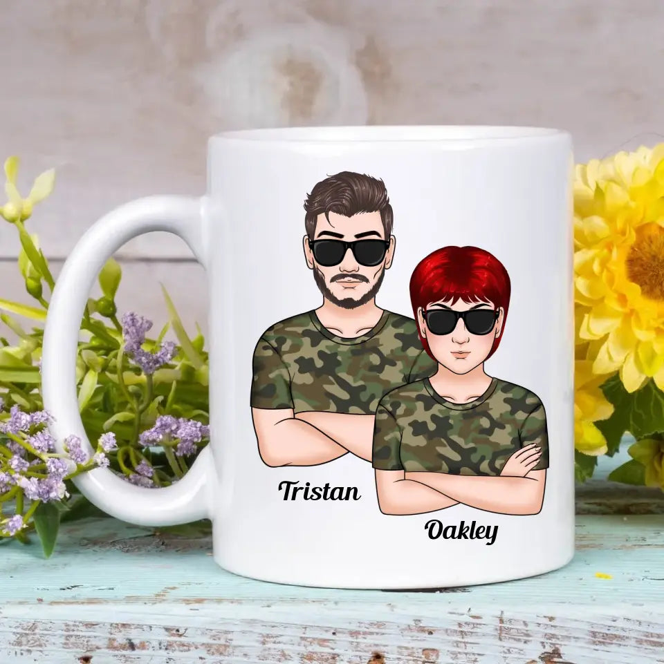 Personalized White Mug - Father's Day Gift For Dad, Grandpa - Best Dad Ever ARND005