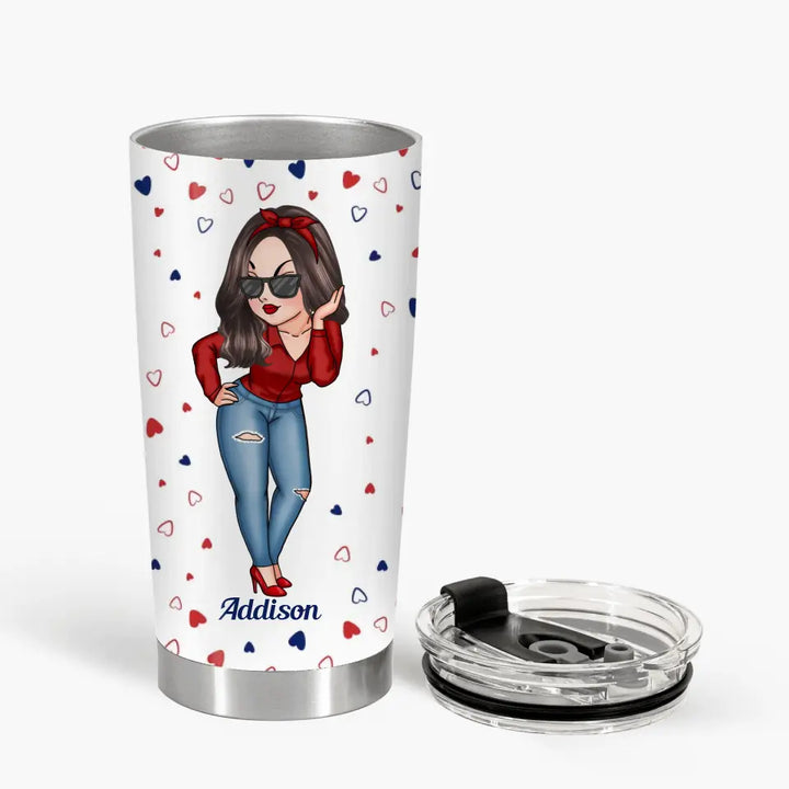 Personalized Tumbler - Mother's Day Gift For Grandma - Wife Mom Nana
