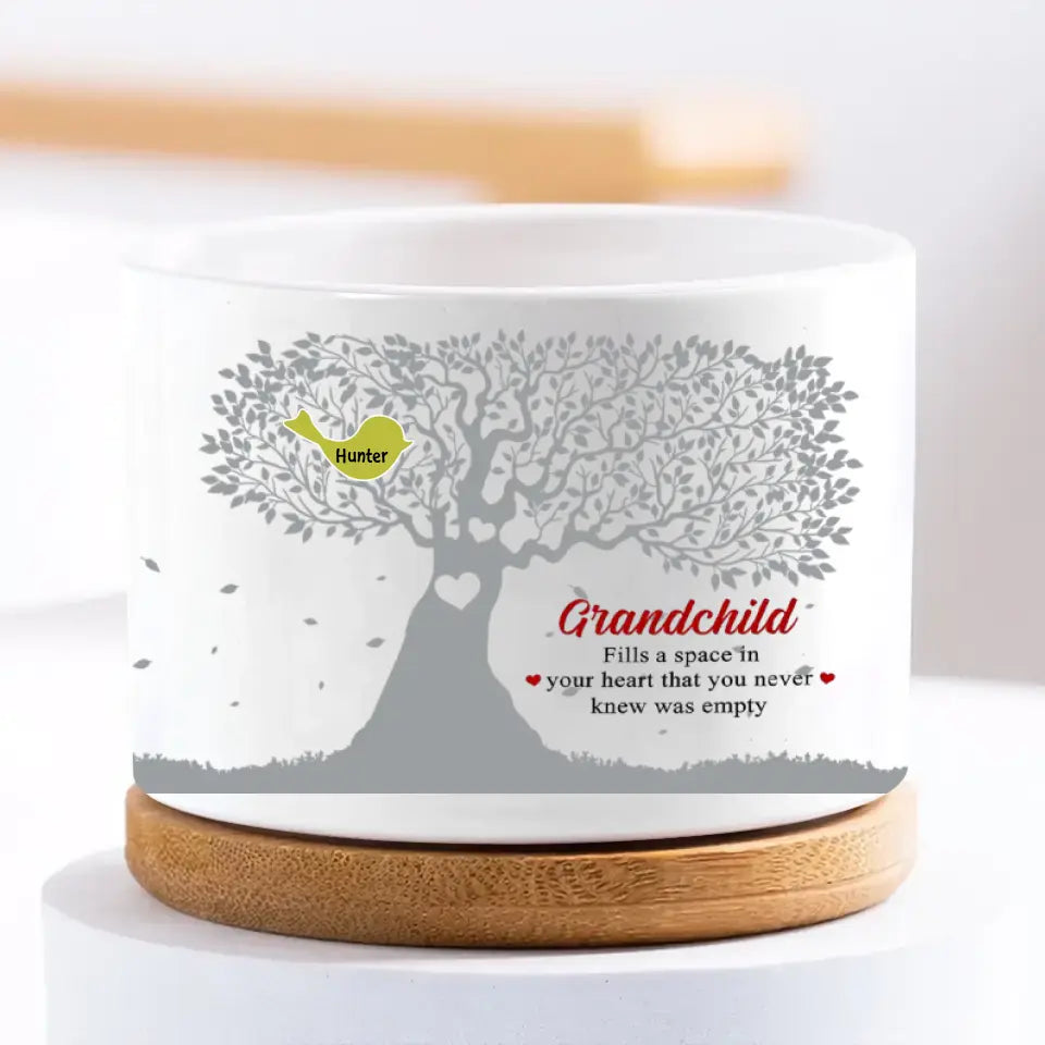 Personalized Plant Pot - Mother's Day, Birthday Gift For Mom, Grandma - Grandchildren Fill A Space ARND018