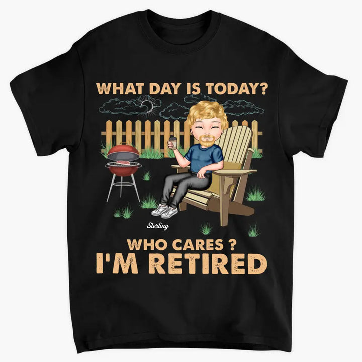 Personalized T-shirt - Father's Day, Birthday Gift For Dad, Grandpa - What Day Is Today ARND0014