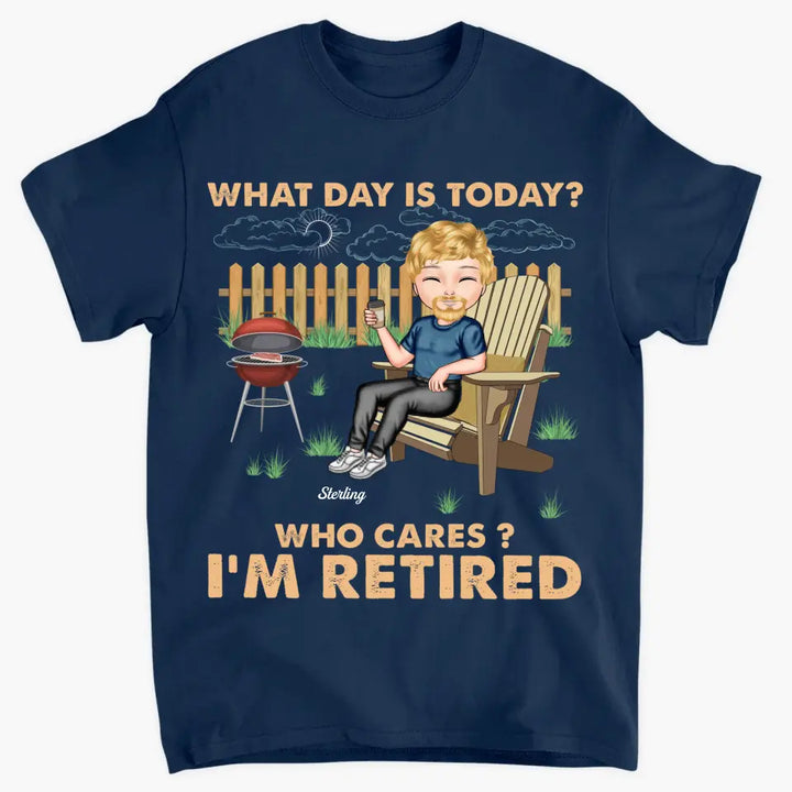 Personalized T-shirt - Father's Day, Birthday Gift For Dad, Grandpa - What Day Is Today ARND0014