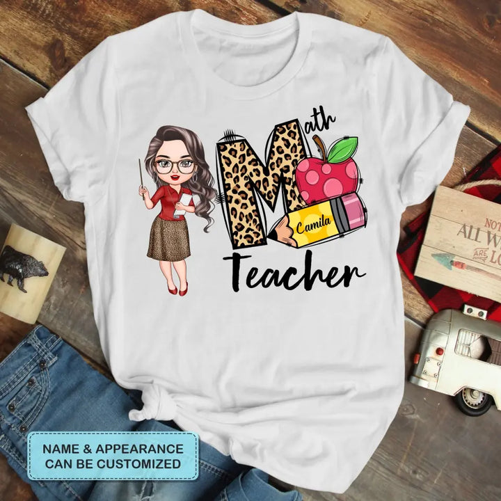 Personalized T-shirt - Birthday, Teacher's Day Gift For Teacher - Math Teacher ARND005