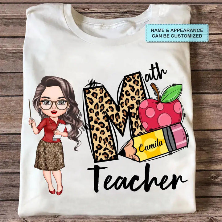 Personalized T-shirt - Birthday, Teacher's Day Gift For Teacher - Math Teacher ARND005