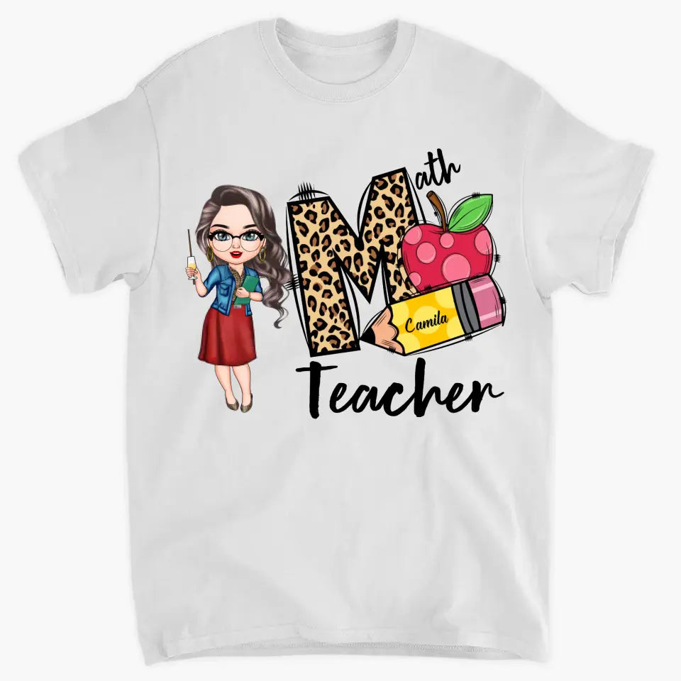 Personalized T-shirt - Birthday, Teacher's Day Gift For Teacher - Math Teacher ARND005