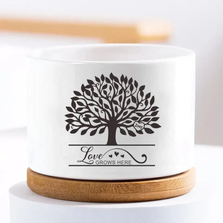Personalized Plant Pot - Mother's Day, Birthday Gift For Mom, Grandma - Grandma's Sweethearts ARND036