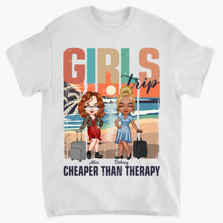 Personalized T-shirt - Birthday Gift For Friends - Cheaper Than Therapy ARND0014