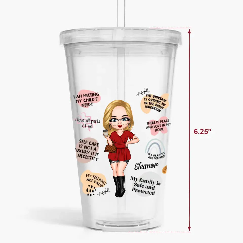 Mother's Day Personalized Tumbler - World's Grandma - 16oz Acrylic