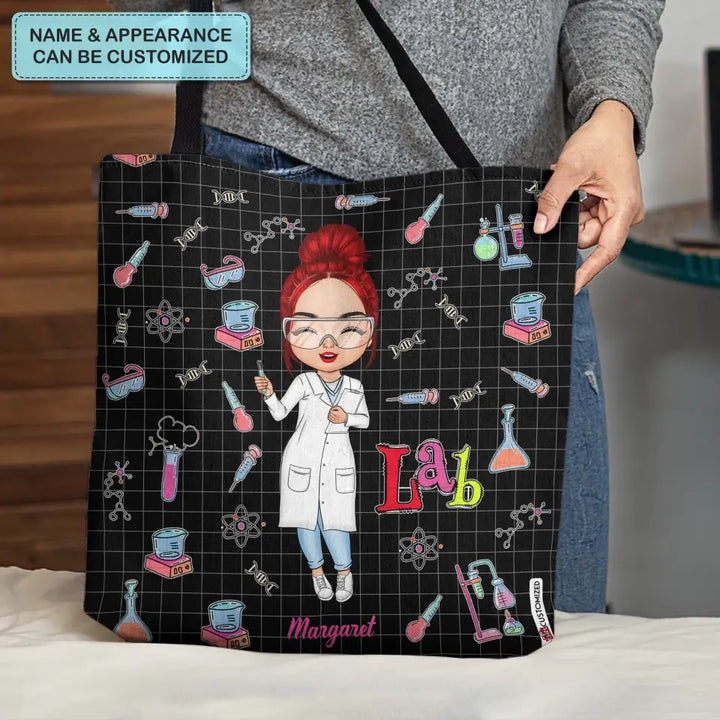 Personalized Tote Bag - Birthday Gift For Lab Tech - Love Being A Lab Tech ARND005