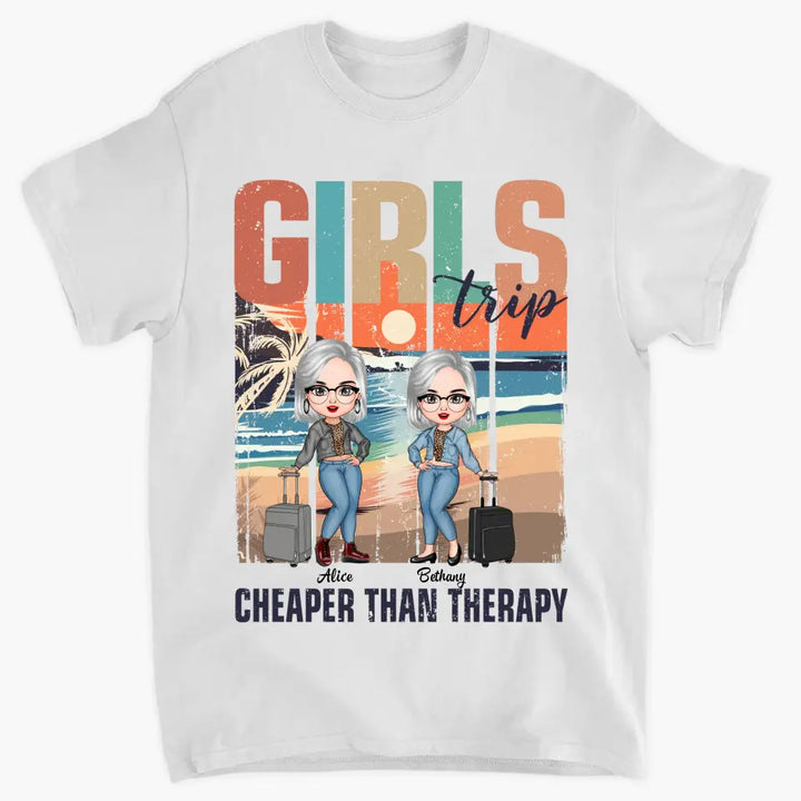Personalized T-shirt - Birthday Gift For Friends - Cheaper Than Therapy ARND0014