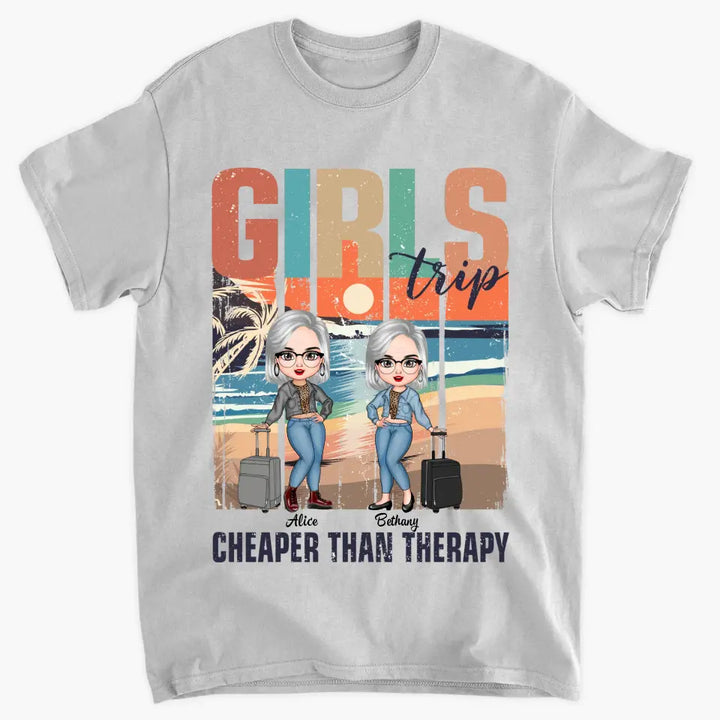 Personalized T-shirt - Birthday Gift For Friends - Cheaper Than Therapy ARND0014