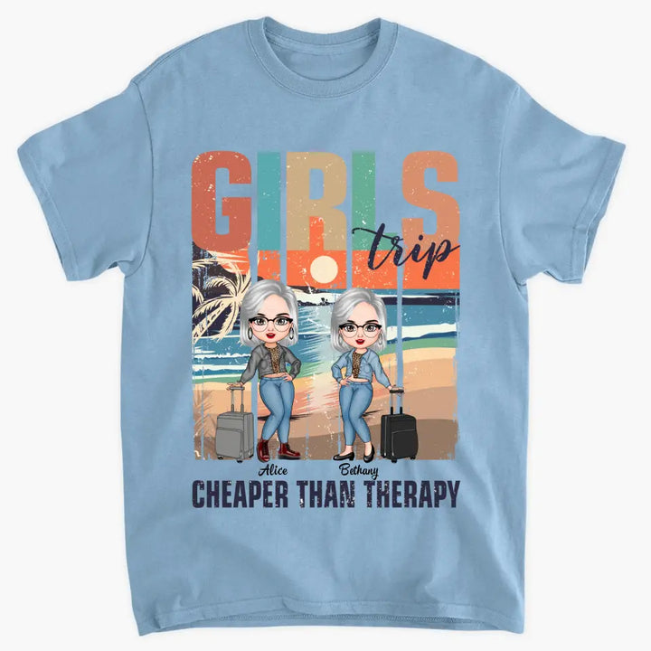 Personalized T-shirt - Birthday Gift For Friends - Cheaper Than Therapy ARND0014