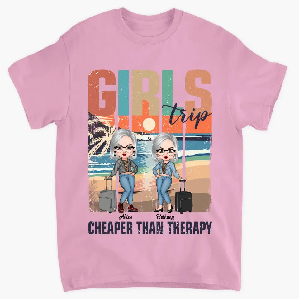 Personalized T-shirt - Birthday Gift For Friends - Cheaper Than Therapy ARND0014