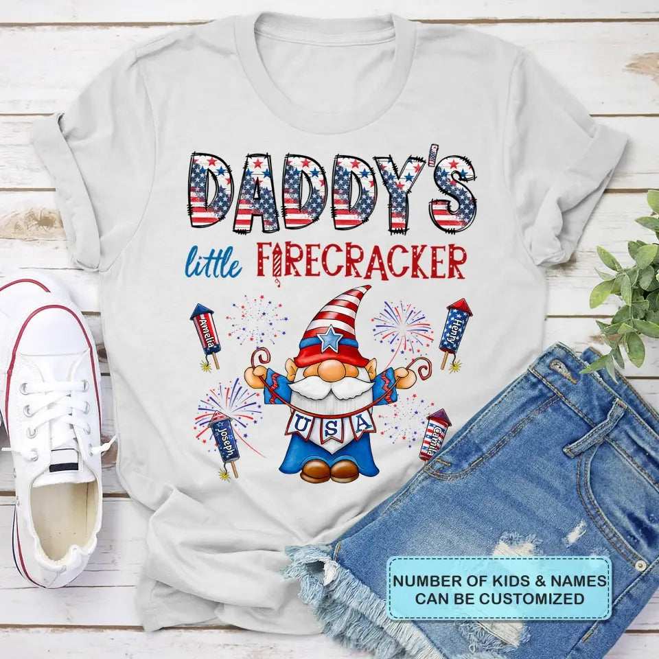 Personalized T-shirt - 4th of July, Father's Day, Birthday Gift For Dad - 4th Of July Papa ARND036