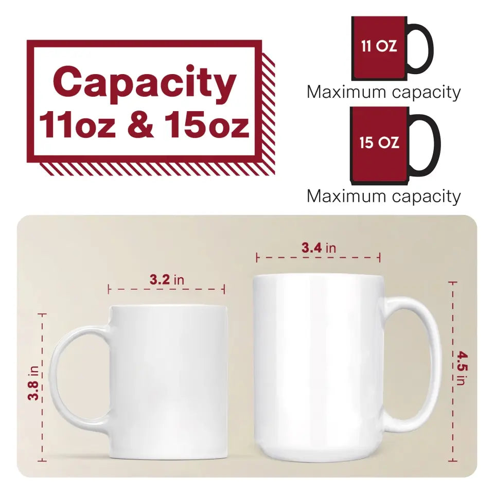 Personalized White Mug - Teacher's Day, Birthday Gift For Teacher - Nothing Scares Me ARND0014