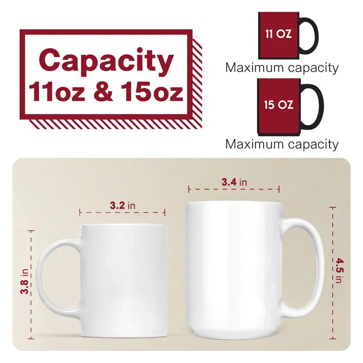 Personalized White Mug - Teacher's Day, Birthday Gift For Teacher - Nothing Scares Me ARND0014