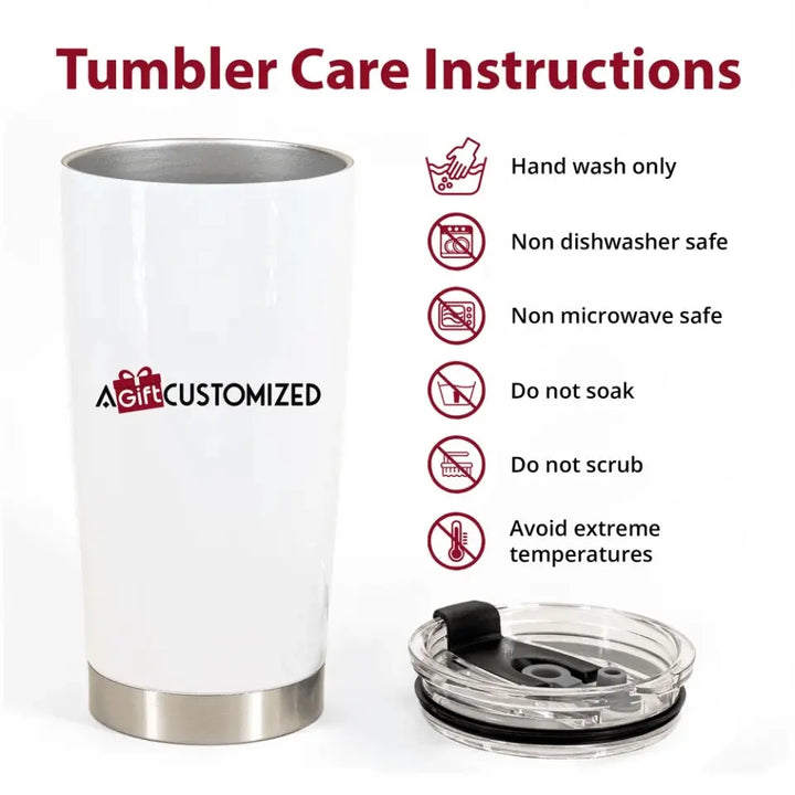 Personalized Tumbler - Birthday Gift For Bestie, Friend, BFF - Remember Is We Get Caught ARND018