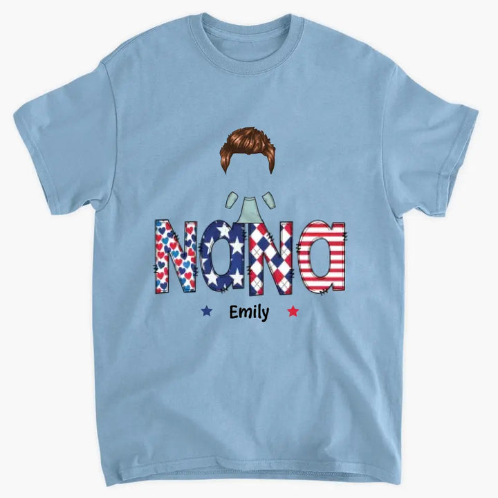 Personalized T-shirt - Mother's Day Gift For Mom - Grandma 4th Of July