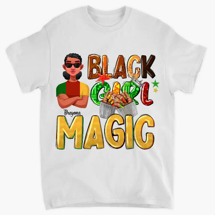 Personalized T-shirt - Mother's Day Gift For Mom - Black Girl Magic