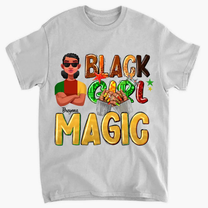 Personalized T-shirt - Mother's Day Gift For Mom - Black Girl Magic