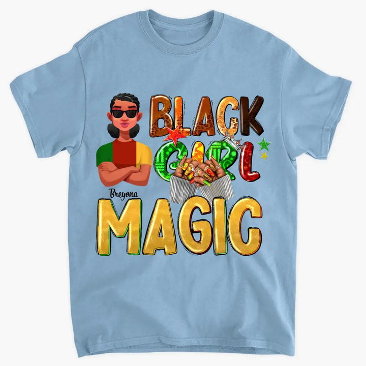 Personalized T-shirt - Mother's Day Gift For Mom - Black Girl Magic