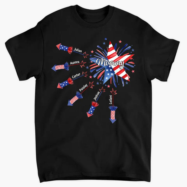 Personalized Custom T-shirt - Grandma's Sweethearts Independence Day