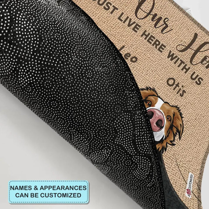 Personalized Custom Doormat - Gift For Pet Lover - Welcome To Our Home