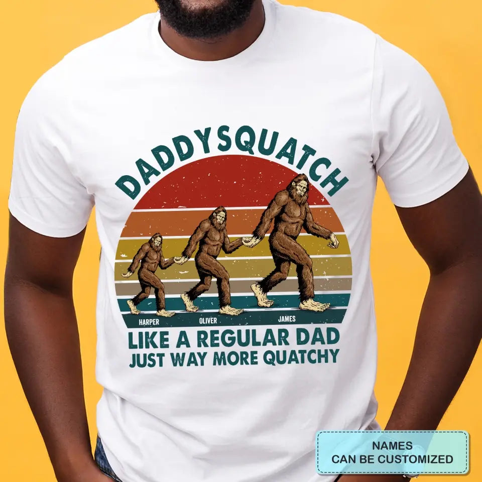 Personalized Custom T-shirt - Father's Day, Birthday Gift For Dad, Grandpa - Dadassquad