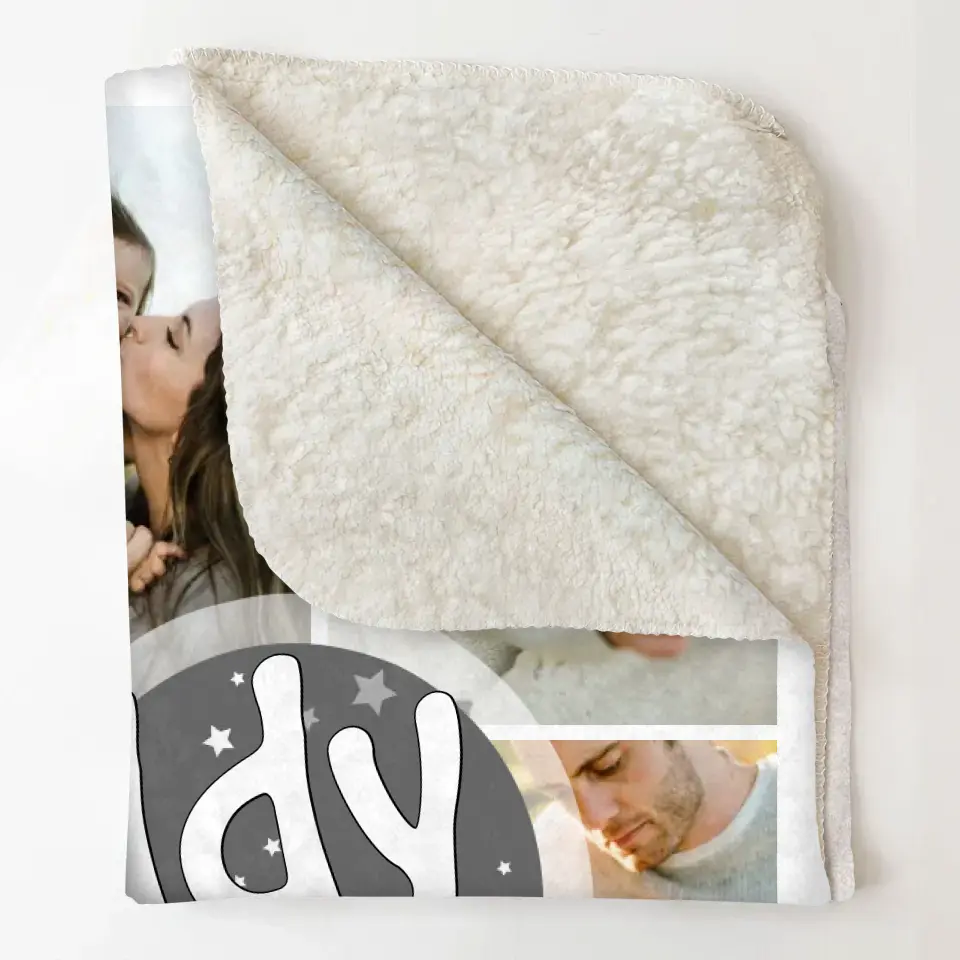 Personalized Custom Blanket - Birthday, Father's Day Gift For Dad - You Are The World