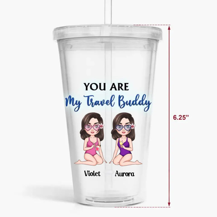Personalized Custom Acrylic Tumbler - Birthday, Holiday Gift For Friend, Bestie, Beach Lover - Summer Is Calling And We Must Go