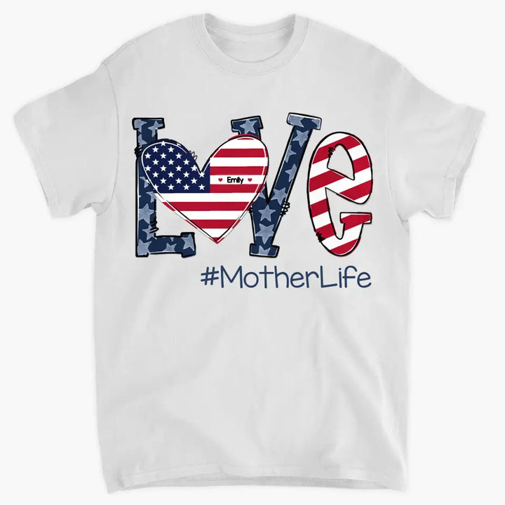 Personalized Custom T-shirt - 4th Of July Gift For Grandma - MotherLife