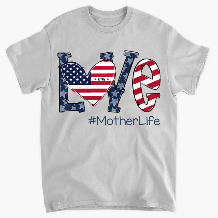 Personalized Custom T-shirt - 4th Of July Gift For Grandma - MotherLife