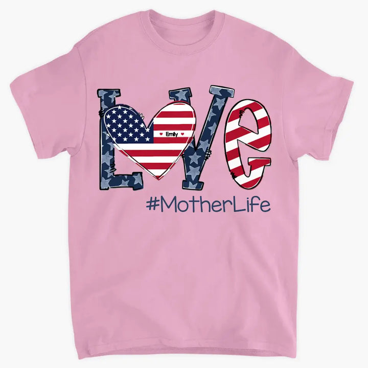 Personalized Custom T-shirt - 4th Of July Gift For Grandma - MotherLife