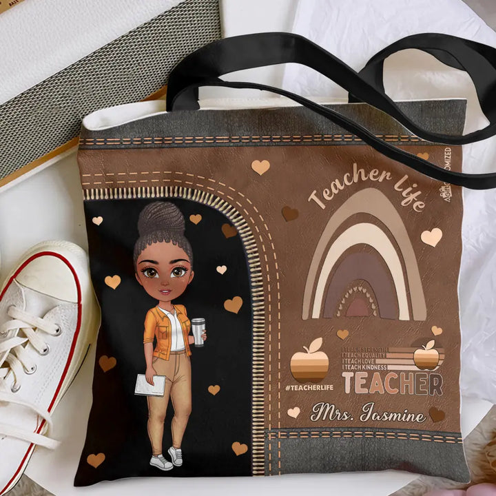 Personalized Custom Tote Bag - Birthday, Teacher's Day Gift For Teacher - Worthy Teacher