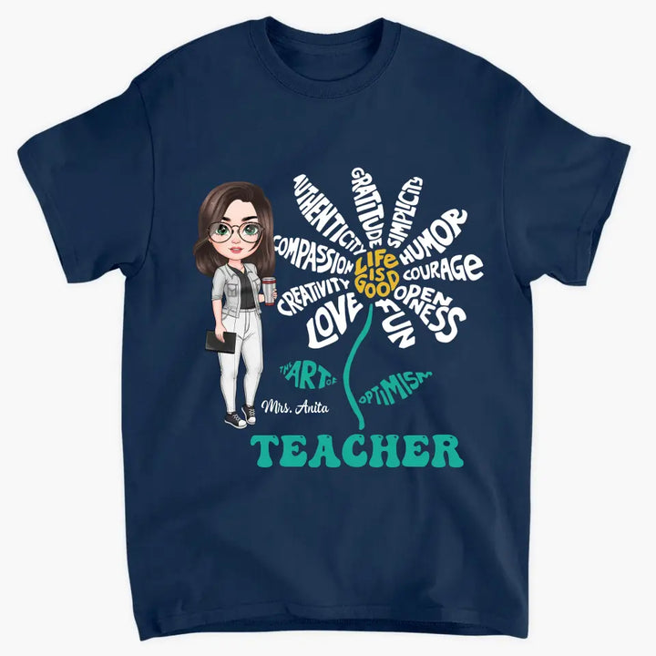 Personalized Custom T-shirt - Teacher's Day, Birthday Gift For Teacher - Life Is Good