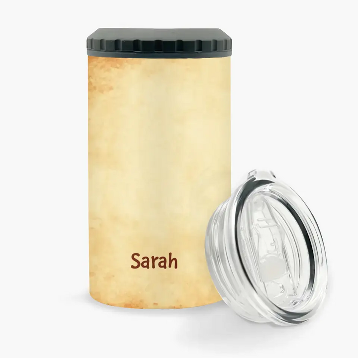 Personalized Custom Can Cooler Tumbler - Father's Day, Birthday Gift For Dad, Father - Seems Like Just Yesterday I Was Chilling In Your Balls