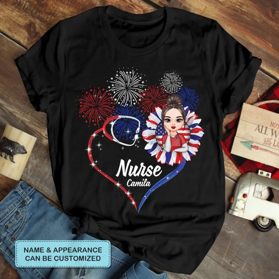 Personalized Custom T-shirt - Birthday, Nurse's Day For Nurse - Nurse Independence Day