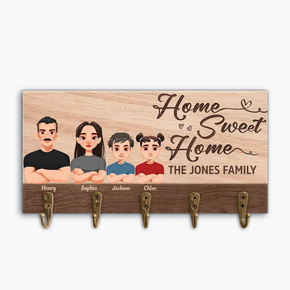 Personalized Custom Key Holder - Mother's Day, Father's Day, Birthday Gift For Mom, Dad, Family Member - This Is Us