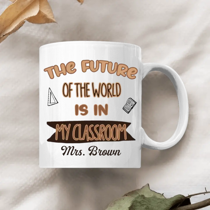 Personalized Custom White Mug - Birthday, Teacher's Day Gift For Teacher - Teacher Of Tiny Humans
