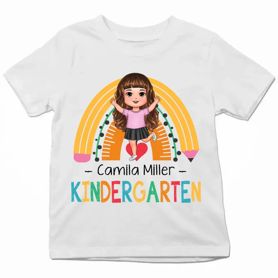 Personalized Custom T-shirt - Birthday, Back To School Gift For Kid - Grade School