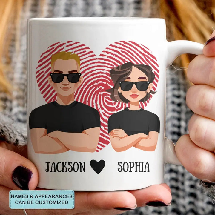 Personalized Custom White Mug - Birthday, Anniversary Gift For Couple - Another Year As My Husband You Lucky Man