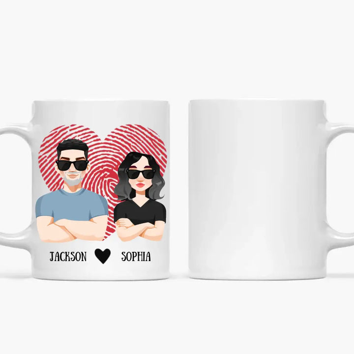 Personalized Custom White Mug - Birthday, Anniversary Gift For Couple - Another Year As My Husband You Lucky Man