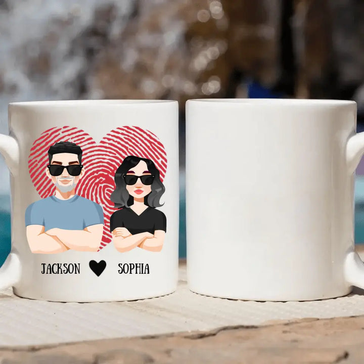 Personalized Custom White Mug - Birthday, Anniversary Gift For Couple - Another Year As My Husband You Lucky Man