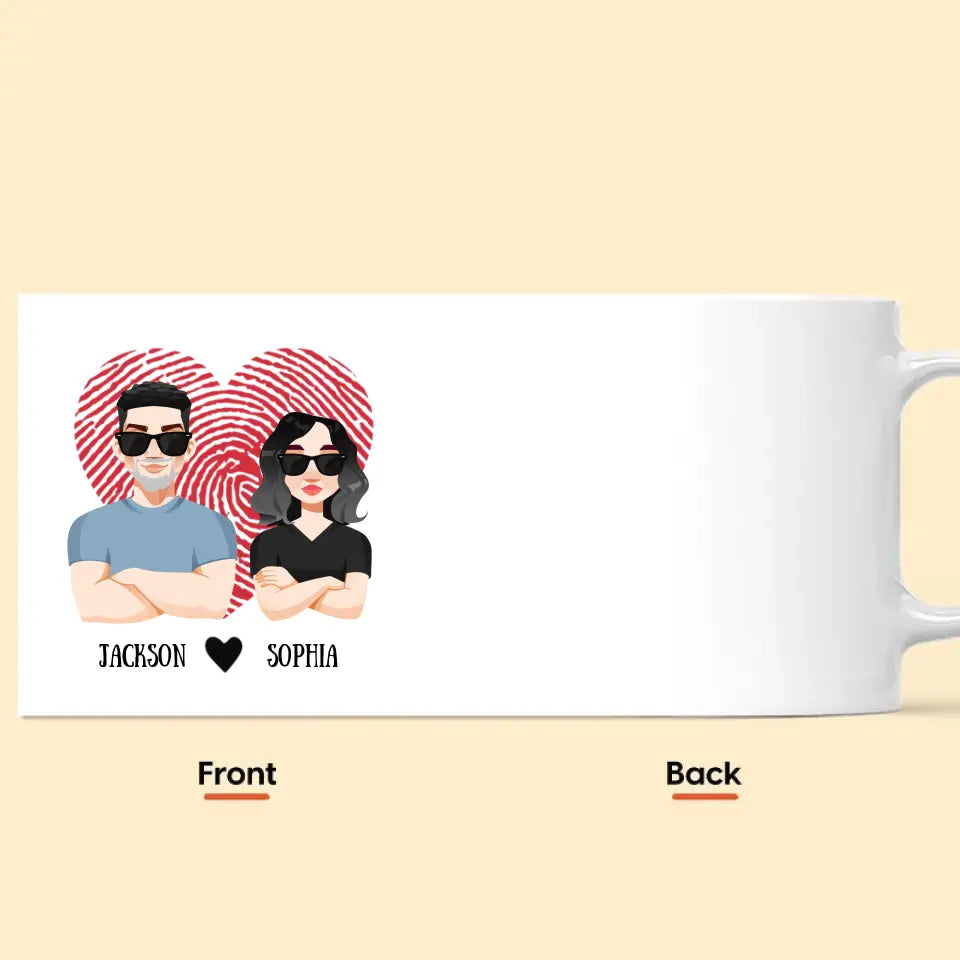 Personalized Custom White Mug - Birthday, Anniversary Gift For Couple - Another Year As My Husband You Lucky Man