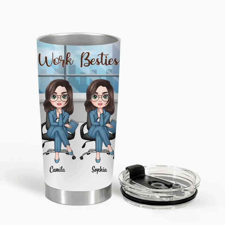 Personalized Custom Tumbler - Gift For Office Staff, Colleagues - I Would Totally Hang Out With You Even If We Weren't Getting Paid