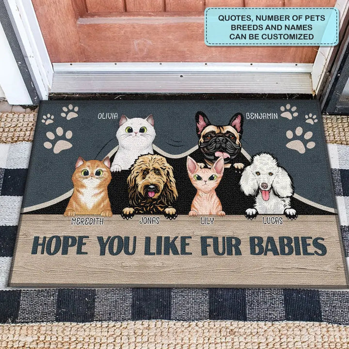 Personalized Custom Doormat - Welcoming, Birthday Gift For Pet Lover - Ew People
